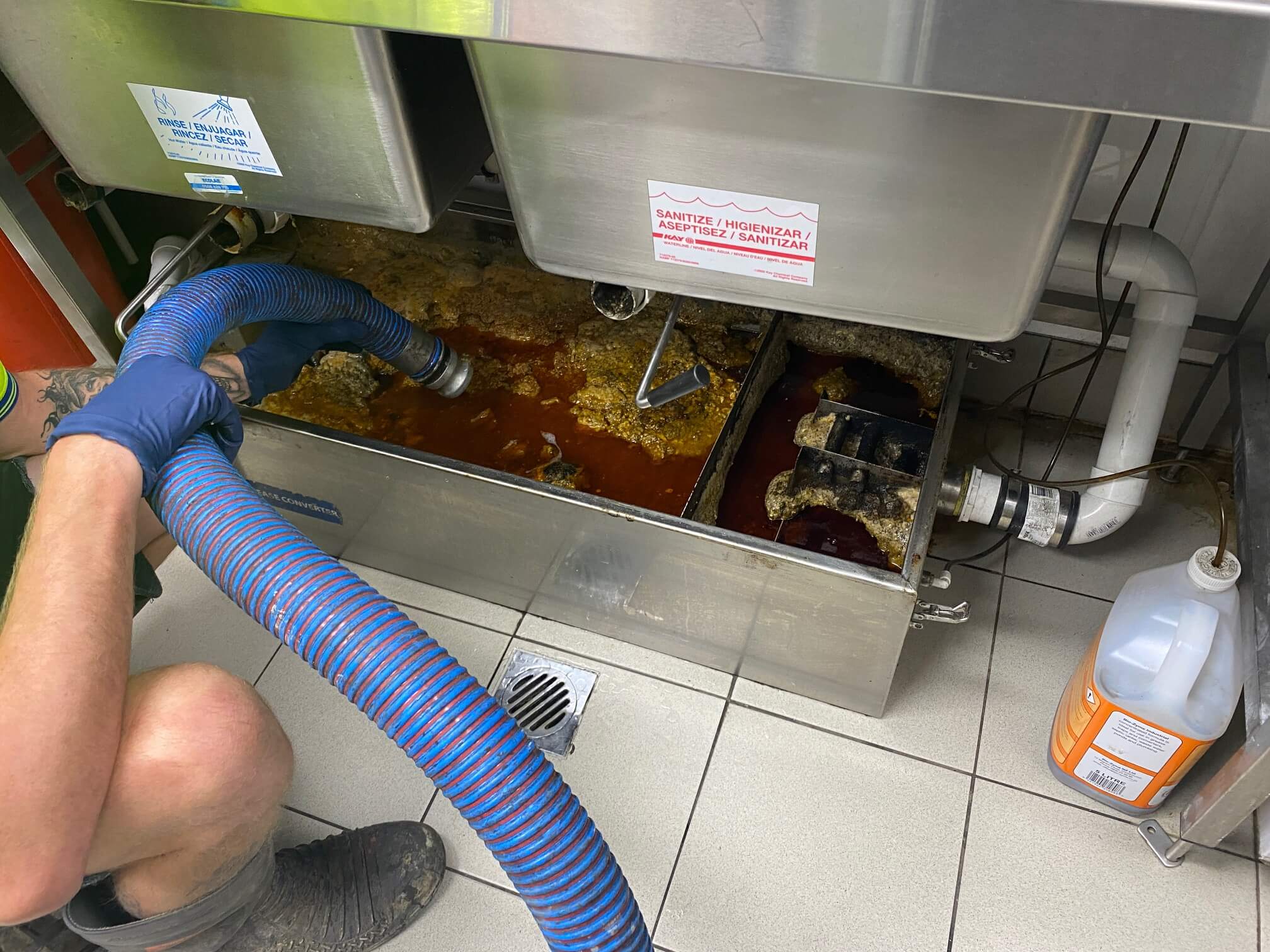 Grease Trap Cleaning in Pooler